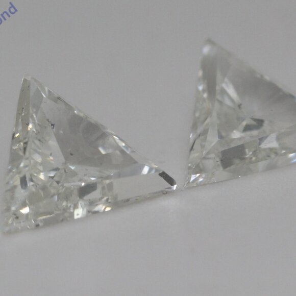 Natural Mined Diamond Studs 14K Gold (2.89 Ct J K Si1 Si2) C54100021 - Picture 5 of 6